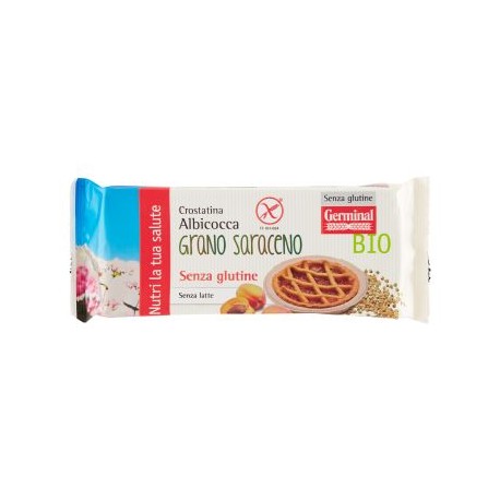 Germinal Crostatina all'Albicocca Senza Glutine e Senza Latte 6 pezzi 200 g