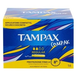 TAMPAX COMPAK 16 PZ. REGULAR ASSORBENTI INTERNI