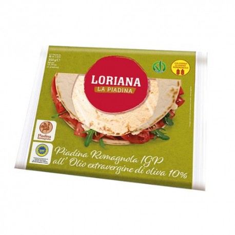 Loriana Piadina Romagnola IGP all'Olio Extra Vergine di Oliva 3pz-350 gr